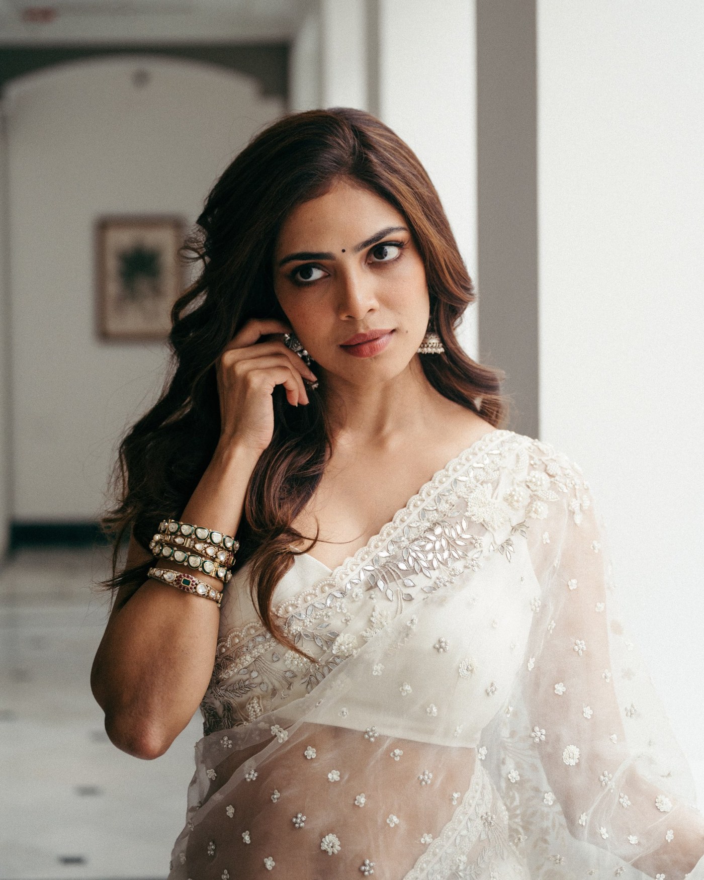 Malavika Mohanan's Effortless Mastery in a Sheer Saree