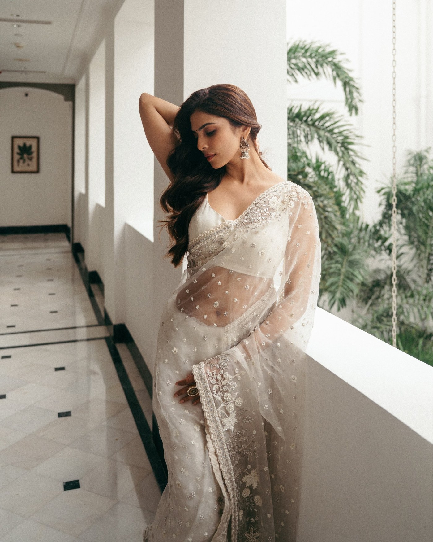Malavika Mohanan's Effortless Mastery in a Sheer Saree