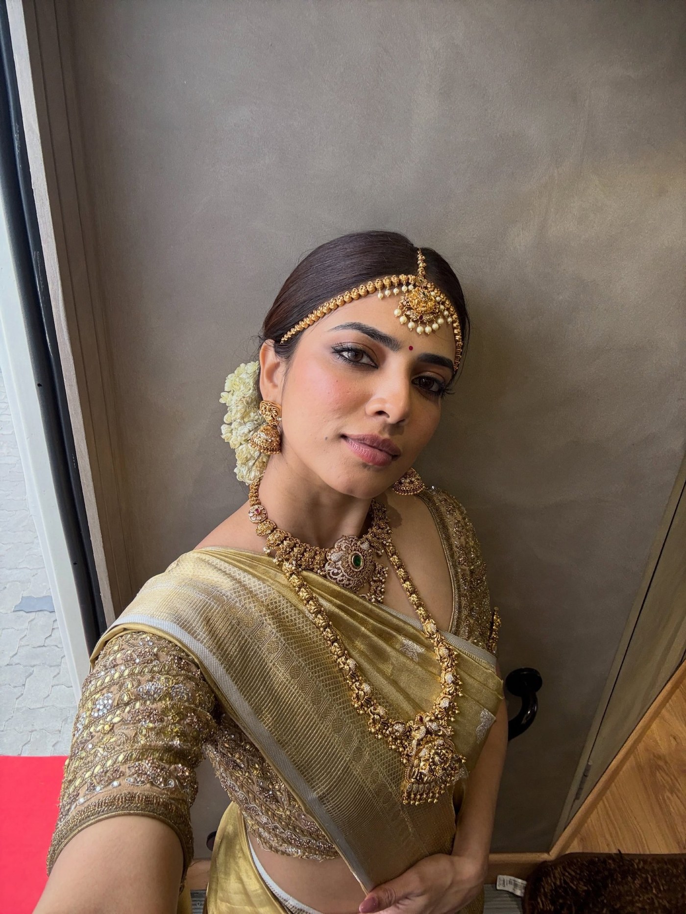 Malavika Mohanan Glows in Traditional Tamil Bridal Elegance
