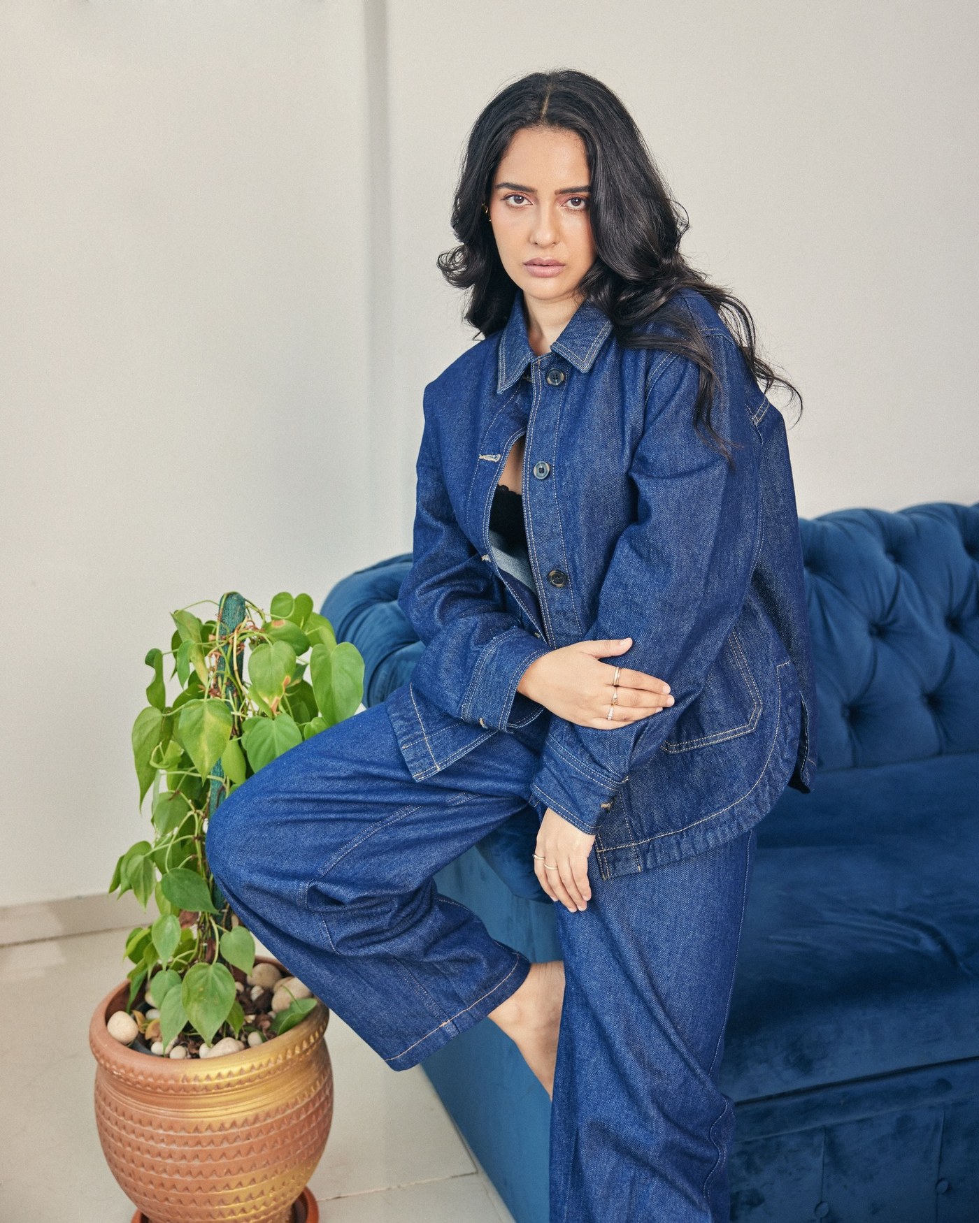 Malvi Malhotra Masters the Art of Denim Chic Streetwear Style