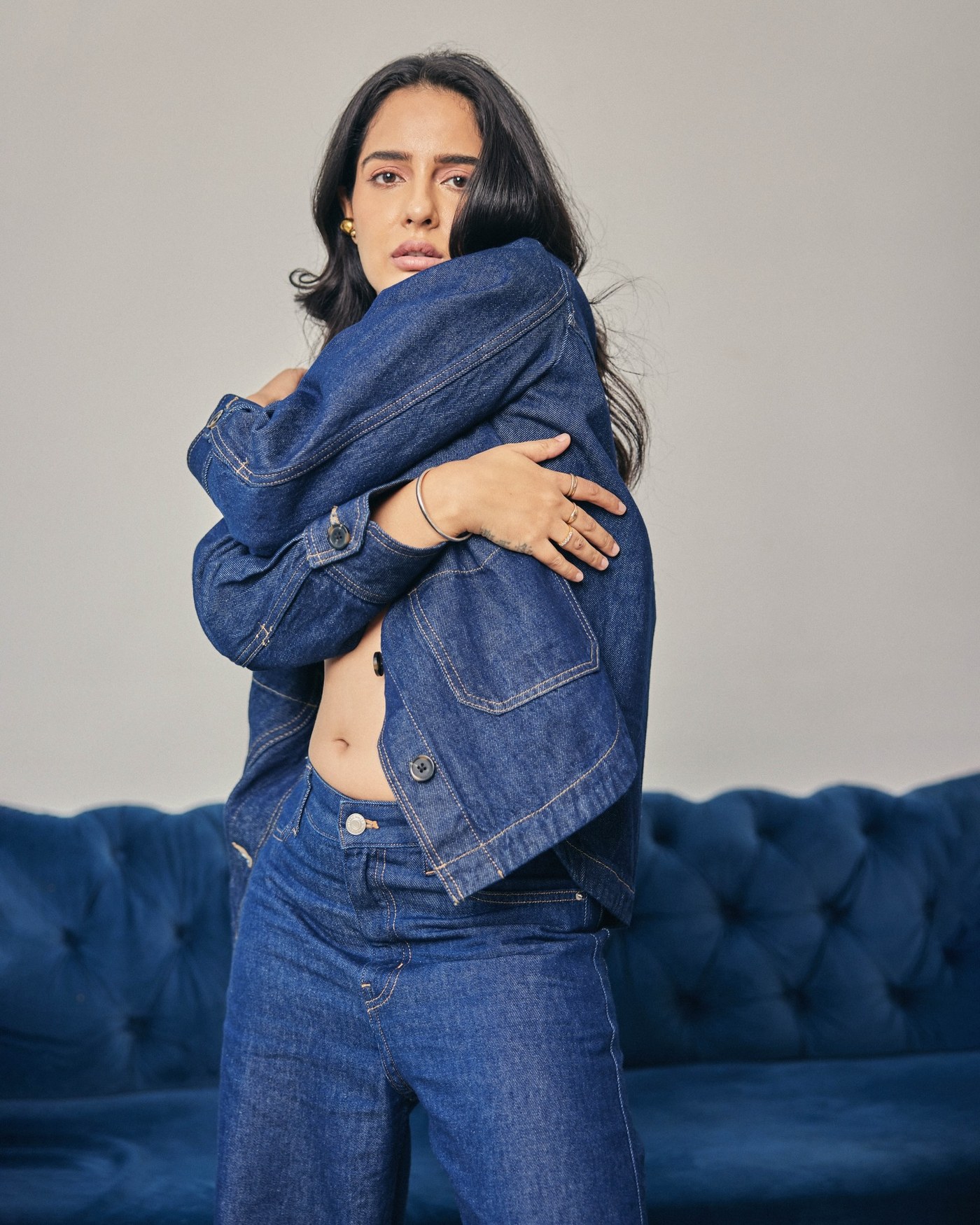 Malvi Malhotra Masters the Art of Denim Chic Streetwear Style