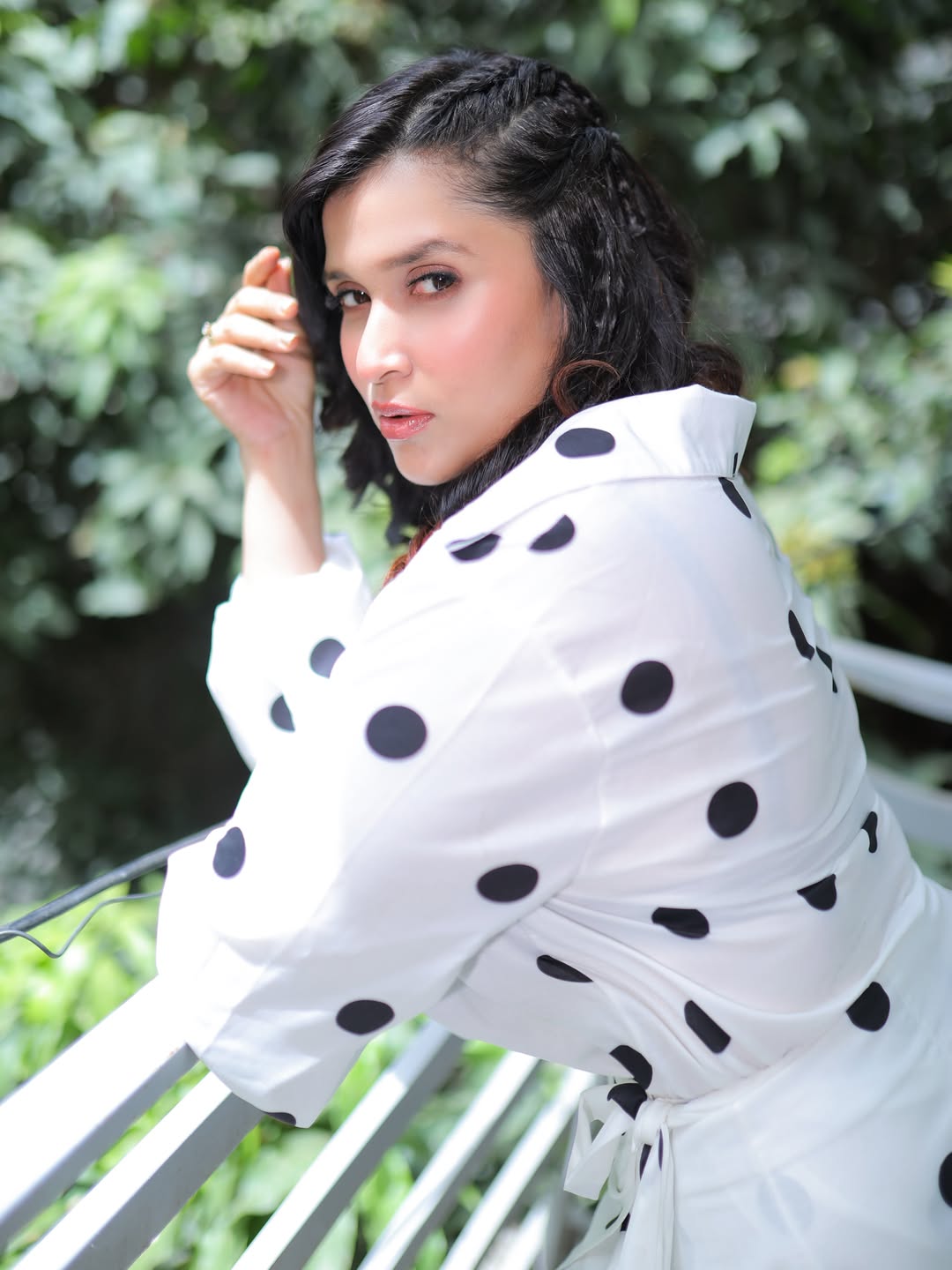 Chic & Effortless Vibes! Mannara Chopra Steals Hearts in Polka Dots