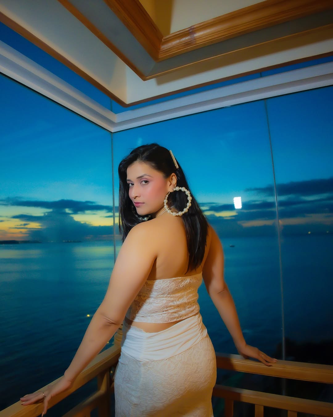 Polka Dots and Poses: Mannara Chopra's Chic Look