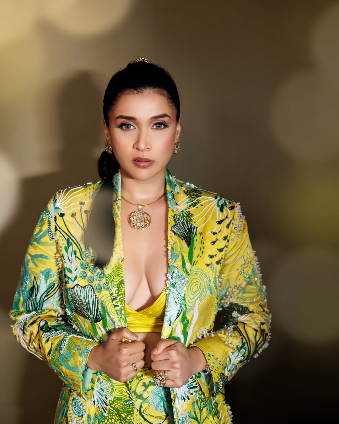 Polka Dots and Poses: Mannara Chopra's Chic Look