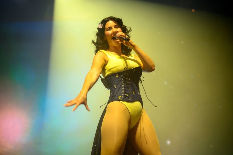 Marina Diamandis Lights Up Paris with Stunning Style at We Love Green Festival