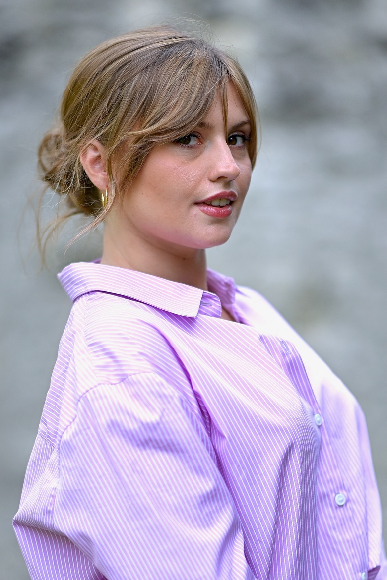Marine Delplace attends the Jury Photocall of the 19th Angoulême French-Speaking Film Festival. - Photos & Updates