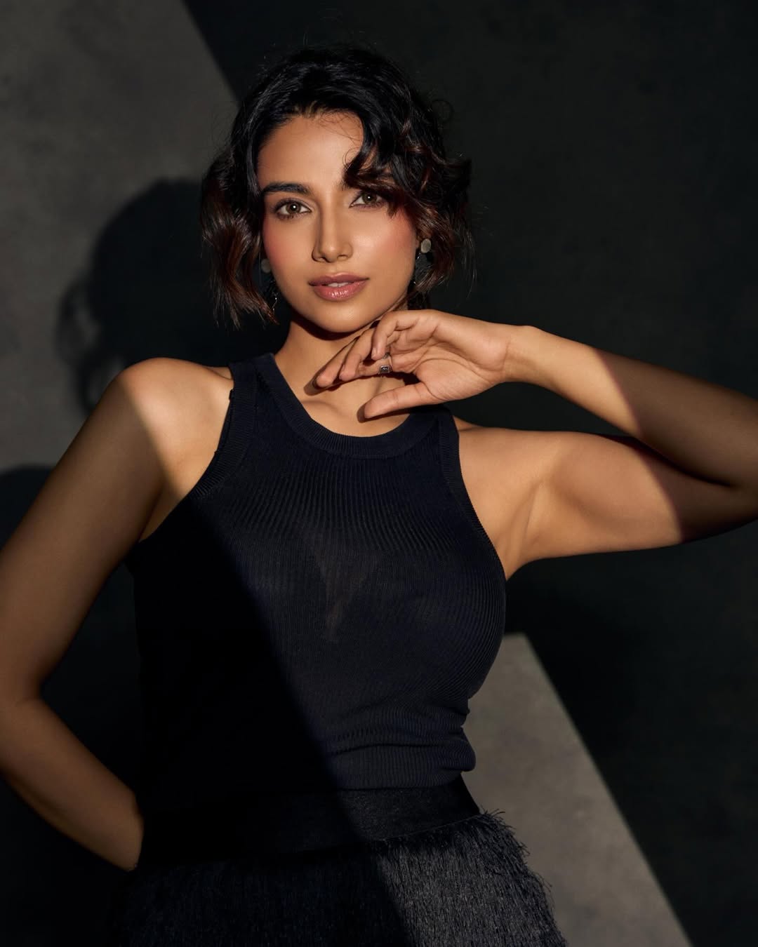 Meenakshi Chaudhary's Dark & Dramatic Studio Look
