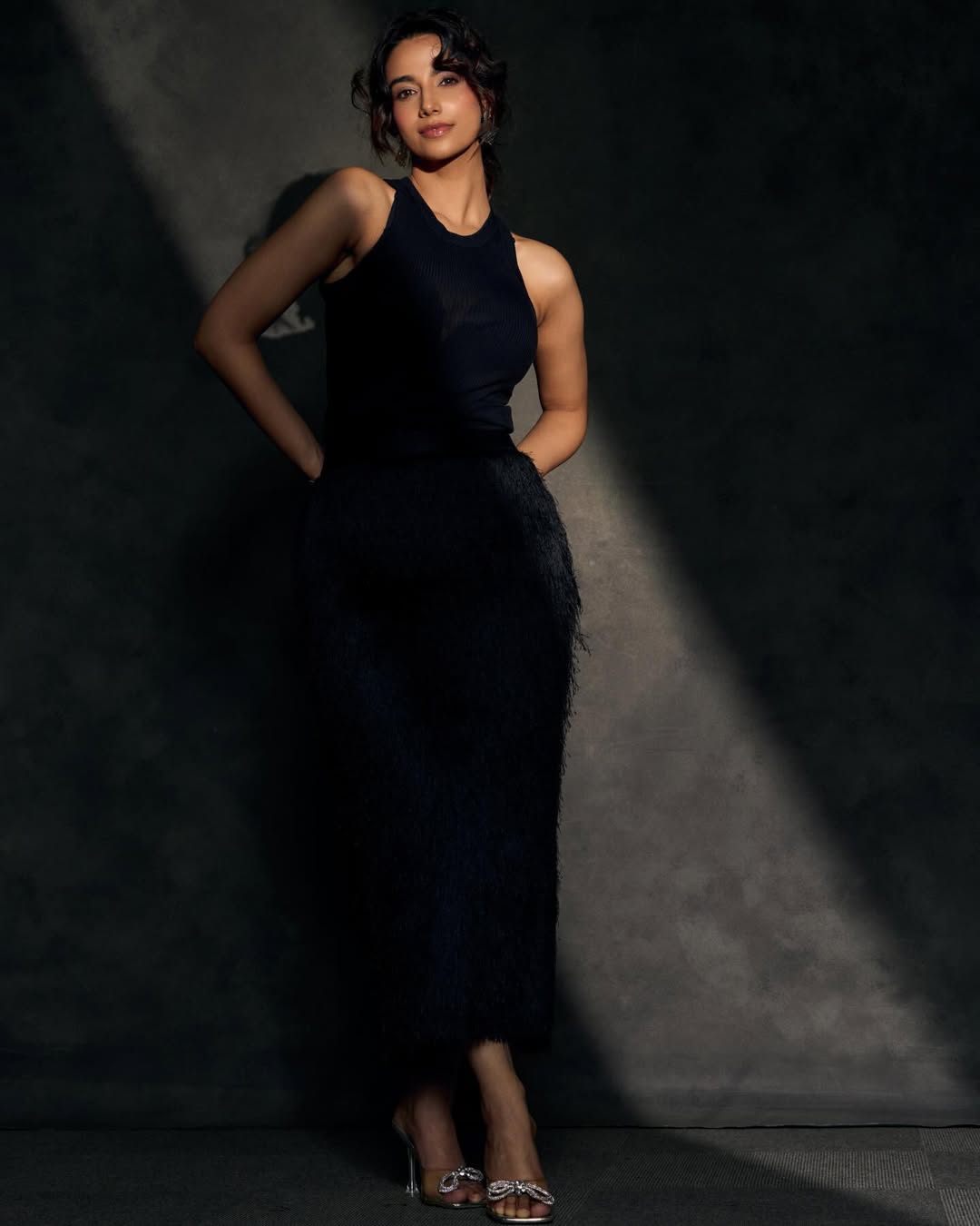 Meenakshi Chaudhary's Dark & Dramatic Studio Look