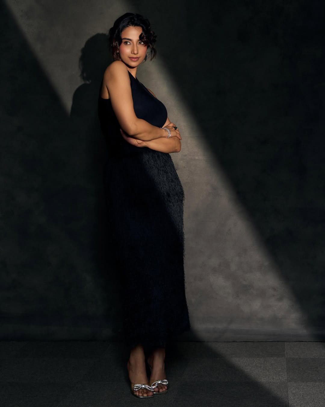 Meenakshi Chaudhary's Dark & Dramatic Studio Look