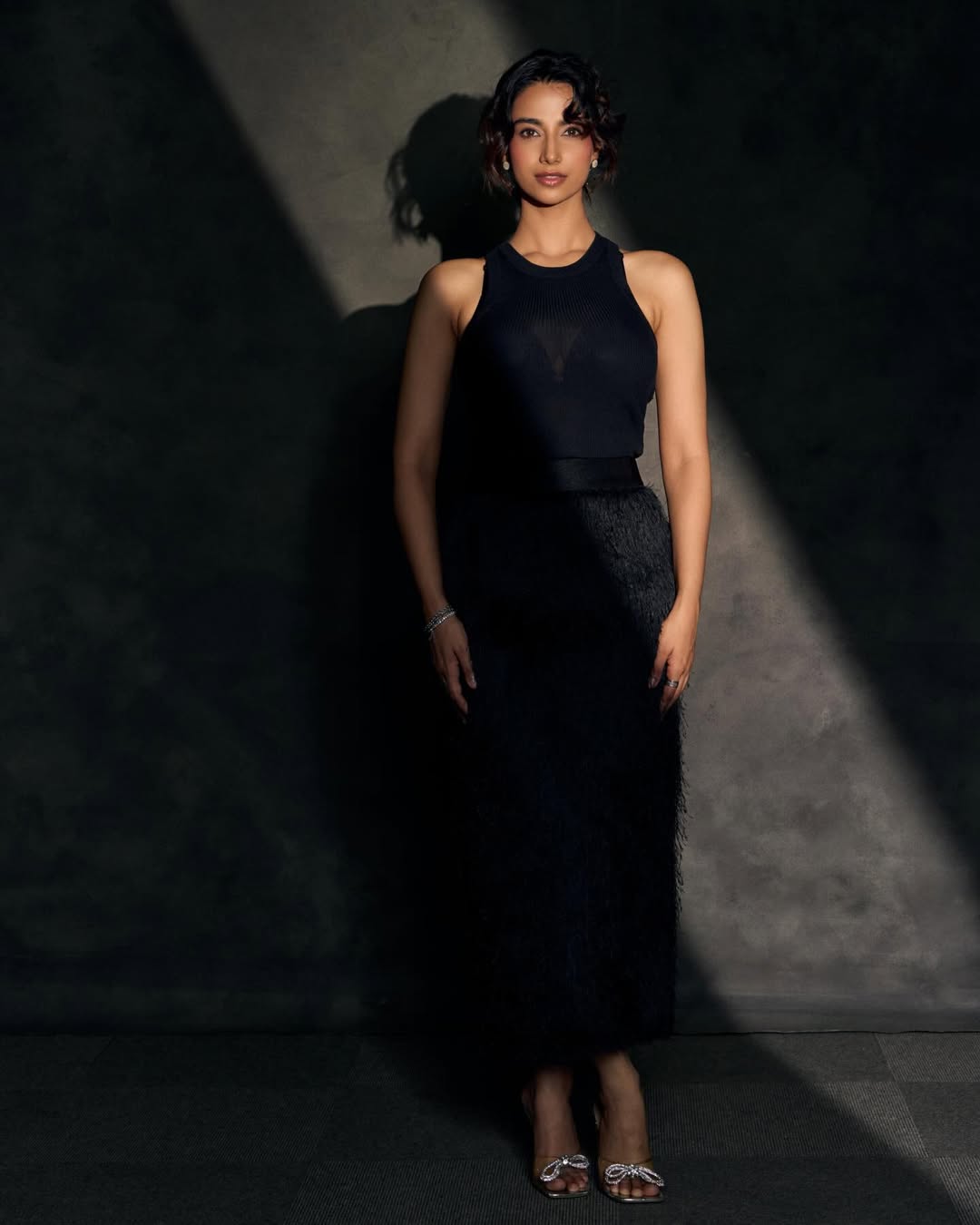 Meenakshi Chaudhary's Dark & Dramatic Studio Look