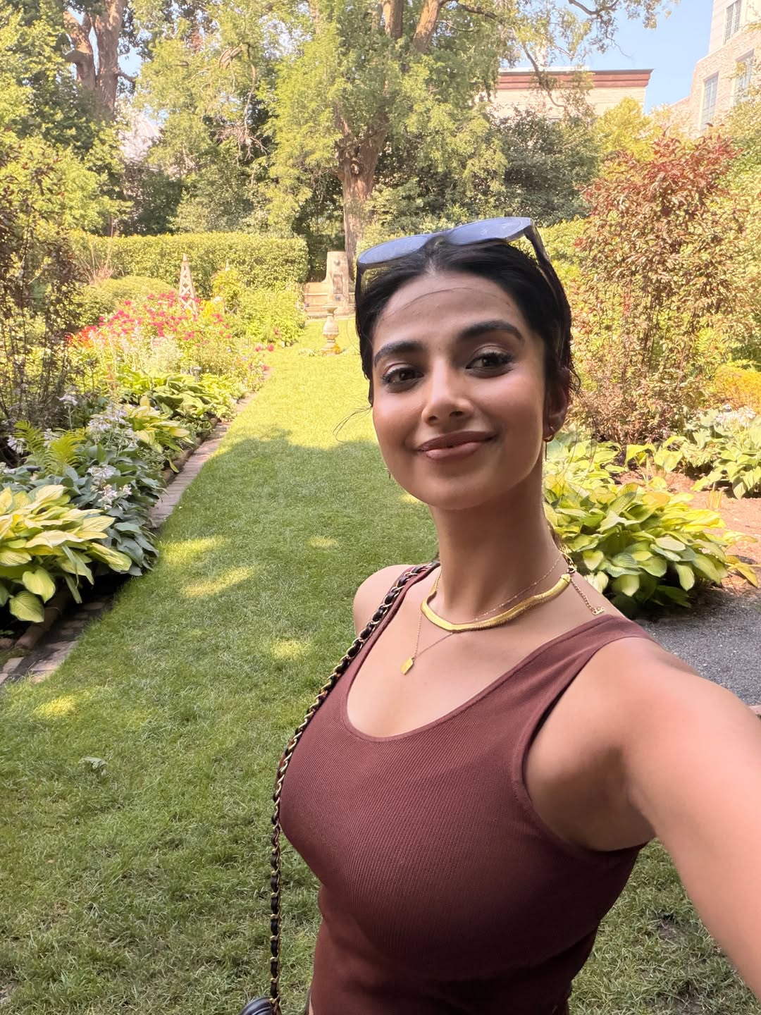 Meenakshi Chaudhary's Sharp Black and White Statement