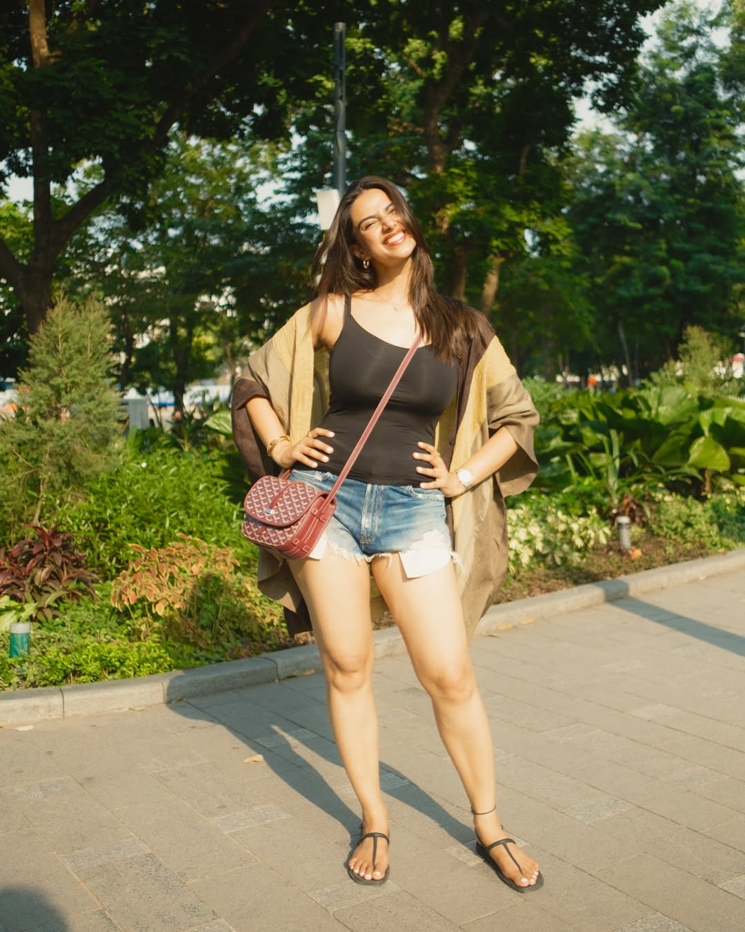Meenakshi Chaudhary's Sharp Black and White Statement