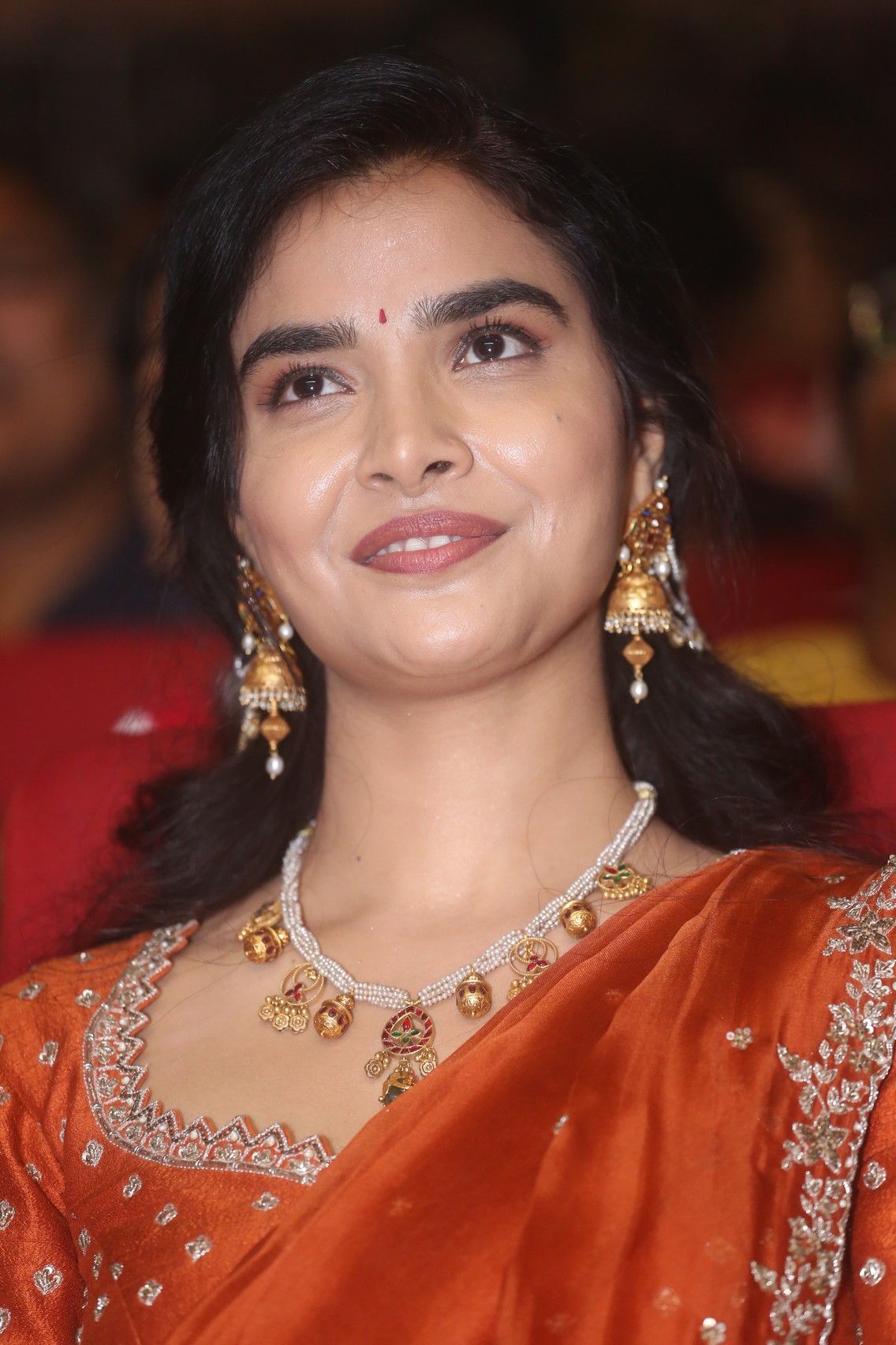 Meenakshi Goswami Radiates Timeless Indian Elegance on the Red Carpet