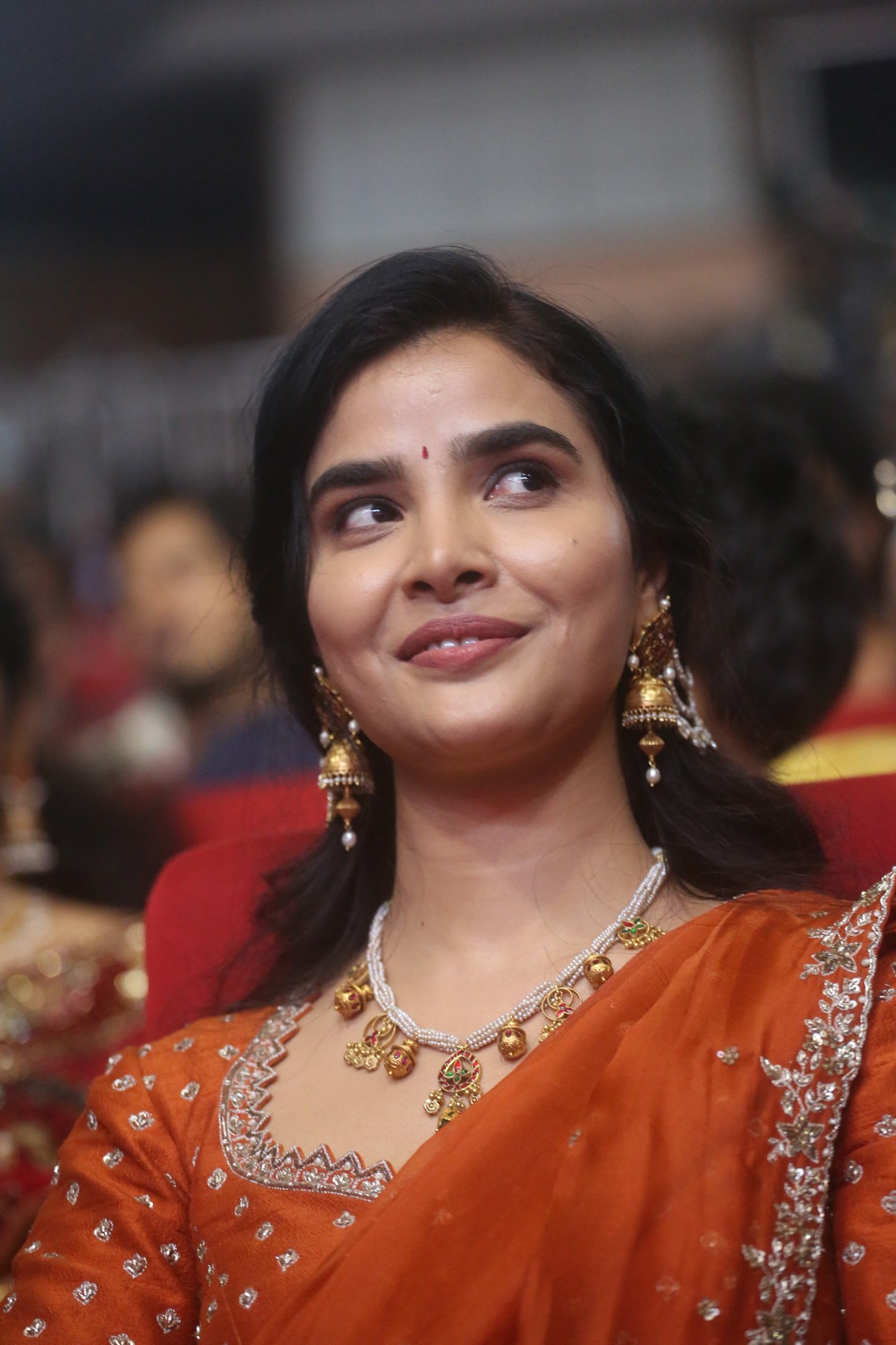 Meenakshi Goswami Radiates Timeless Indian Elegance on the Red Carpet