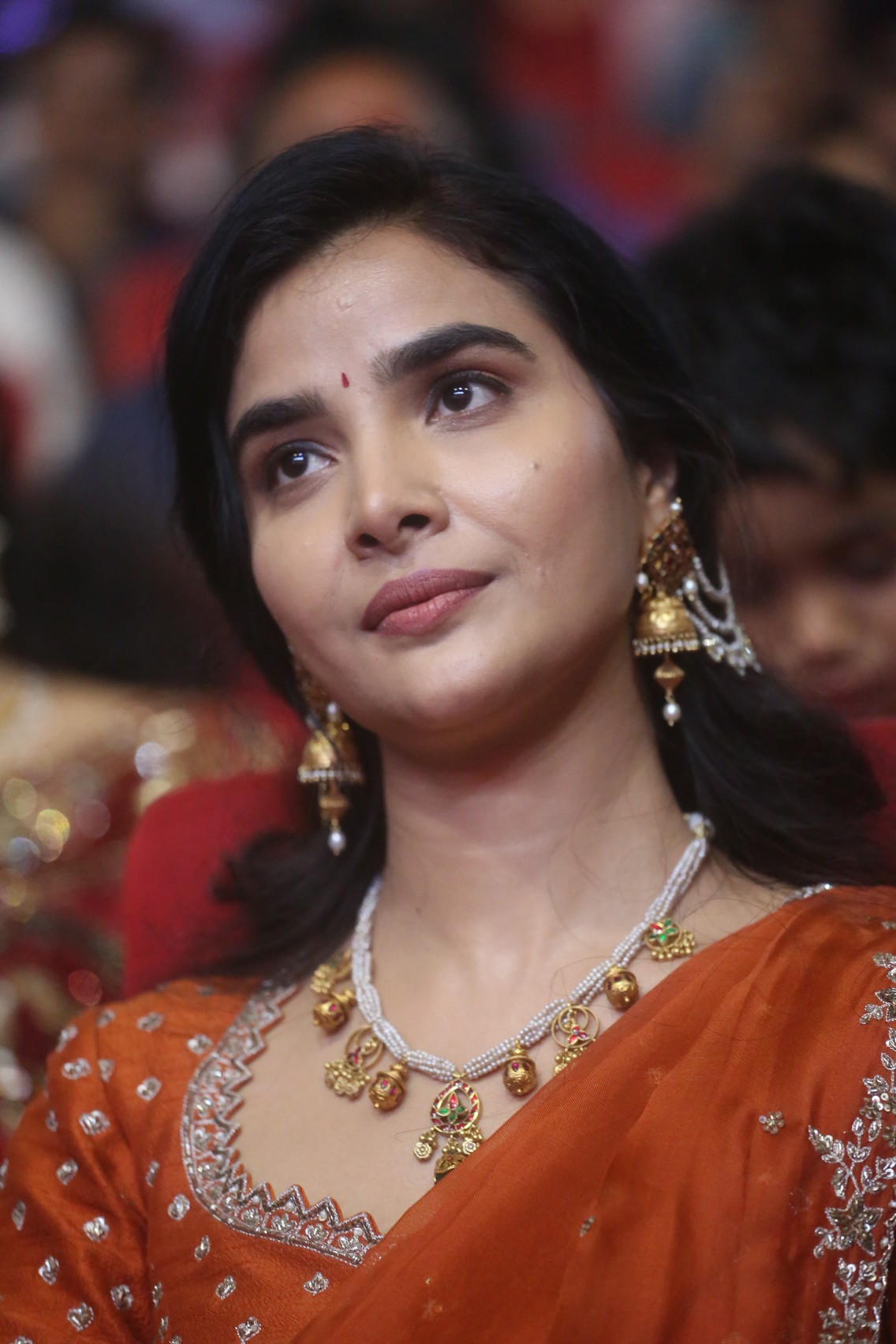 Meenakshi Goswami Radiates Timeless Indian Elegance on the Red Carpet