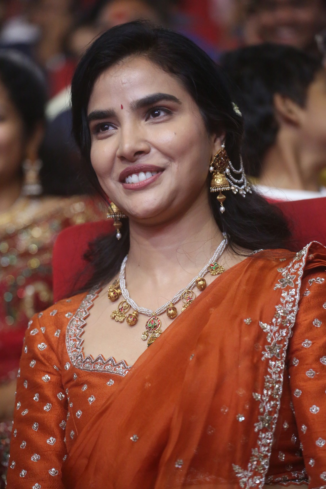 Meenakshi Goswami Radiates Timeless Indian Elegance on the Red Carpet