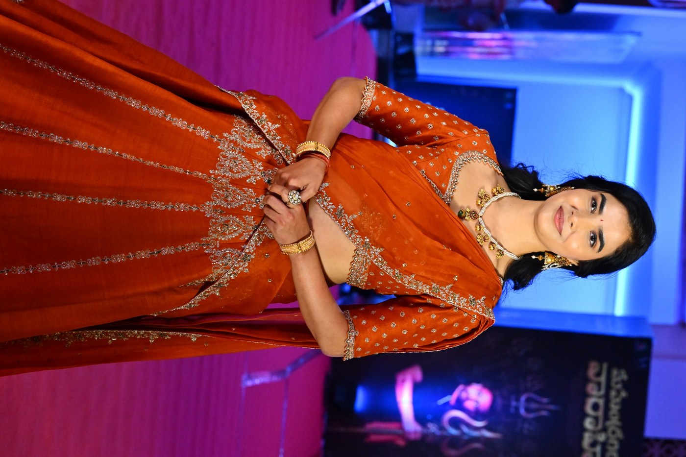 Meenakshi Goswami Radiates Timeless Indian Elegance on the Red Carpet