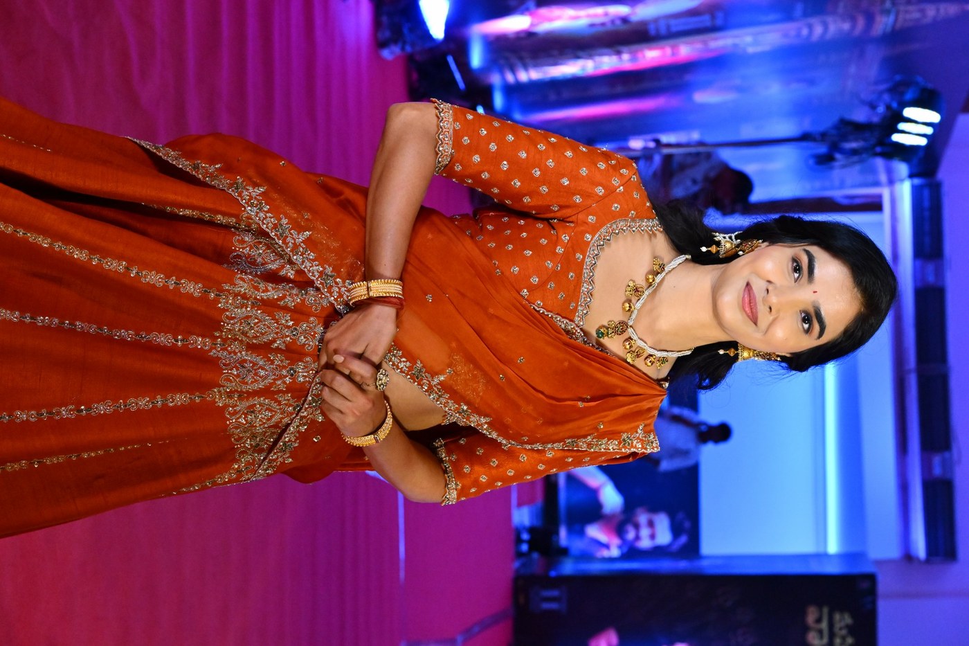 Meenakshi Goswami Radiates Timeless Indian Elegance on the Red Carpet