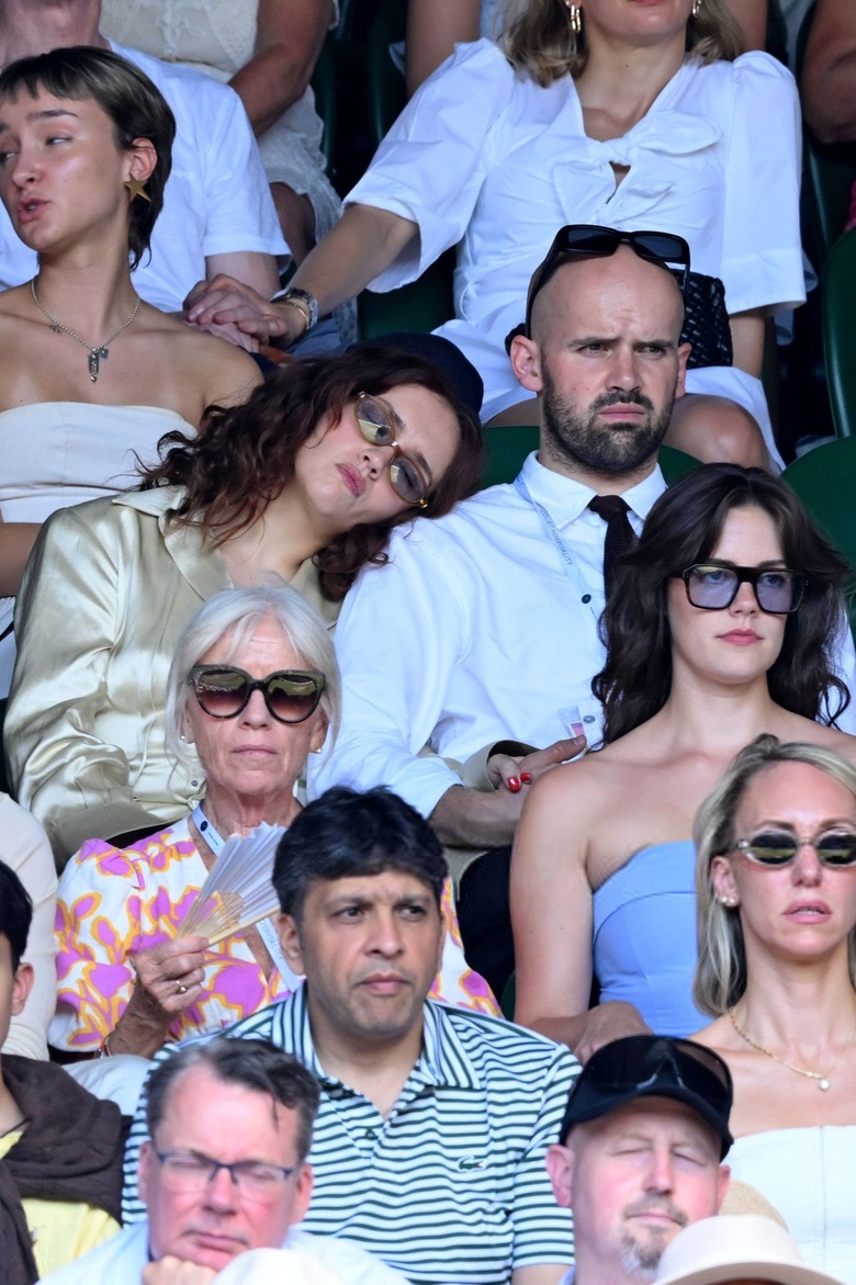 Meg Bellamy competes fiercely on Day Thirteen of the 2026 Wimbledon Tennis Championships in London.