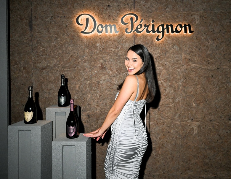 Megan Lawless attends the Dom Pérignon Expressions of Harmony Event in New York City, looking glamorous and poised.
