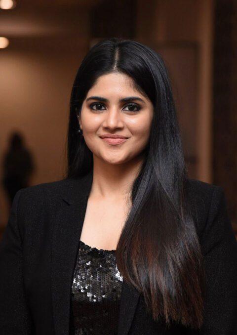 Megha Akash: Black Ensemble Glamour