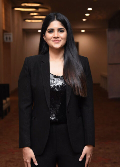 Megha Akash: Black Ensemble Glamour