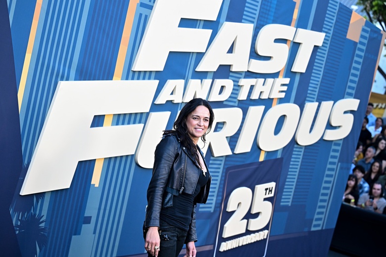 Michelle Rodriguez Brings Fierce Style to Hollywood Red Carpet Glamour