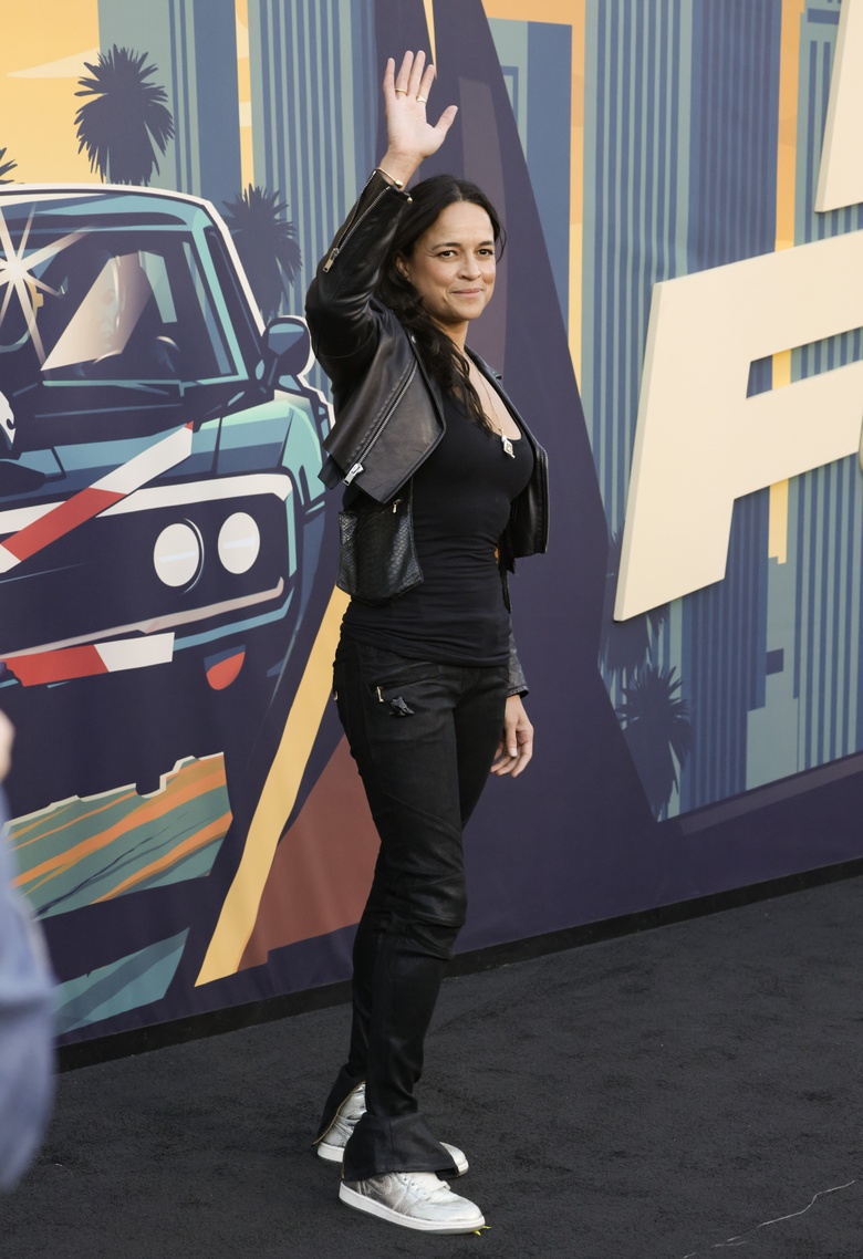 Michelle Rodriguez Brings Fierce Style to Hollywood Red Carpet Glamour