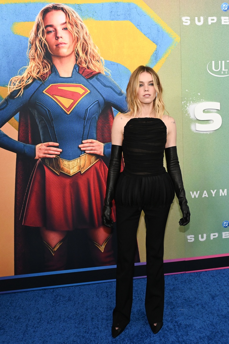 Milly Alcock Radiates Star Power at Supergirl World Premiere Event