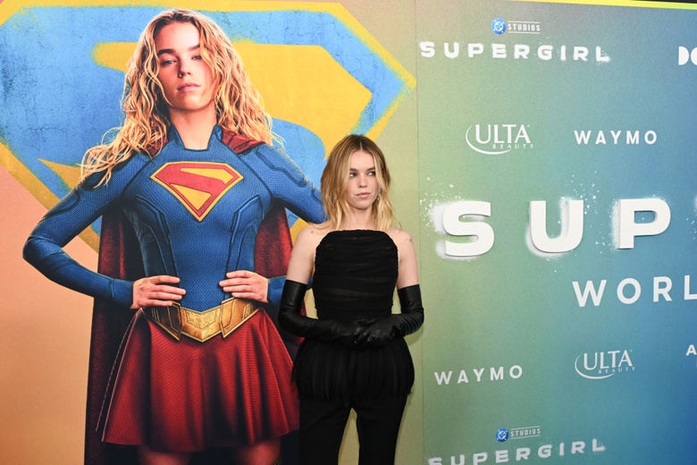 Milly Alcock Radiates Star Power at Supergirl World Premiere Event