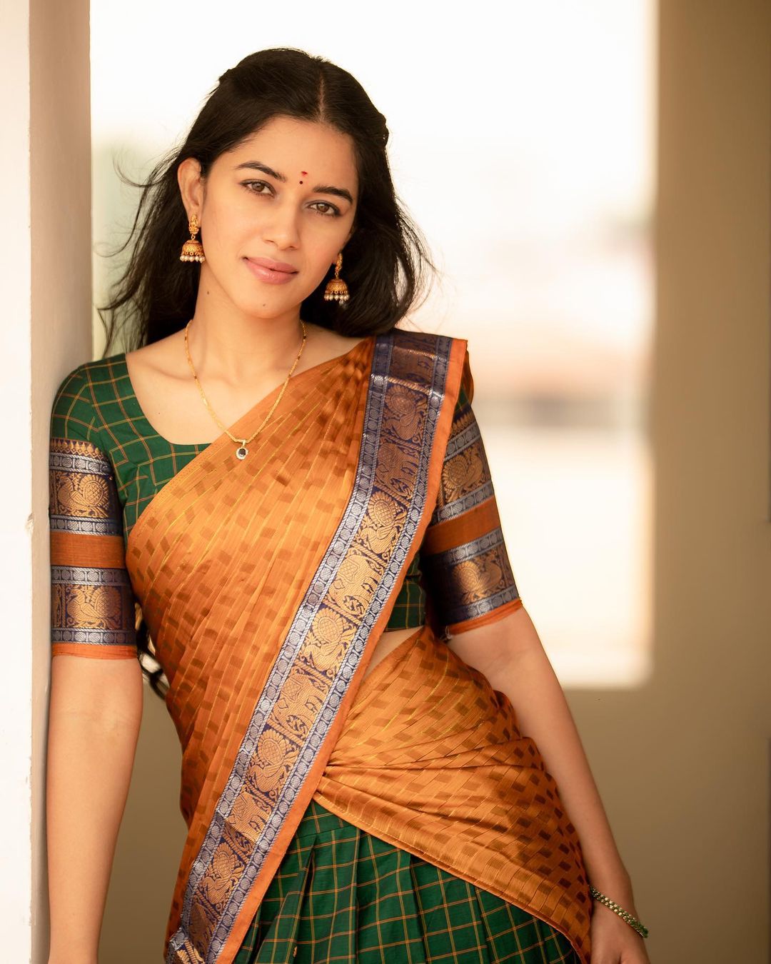 Mirnalini Ravi Ugadi 2023 Saree Photos Collection