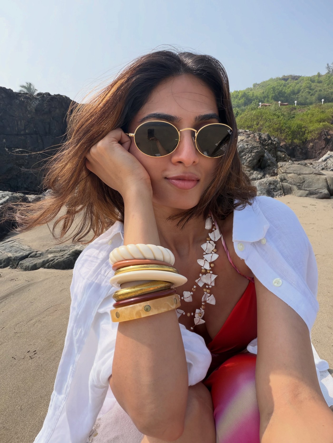 Moksha Kushal’s Boho-Chic Beach Style Is Giving Ultimate Vacation Vibes