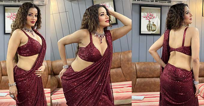 Monalisa Saree Glamour Photos Stunning Indian Actress Looks