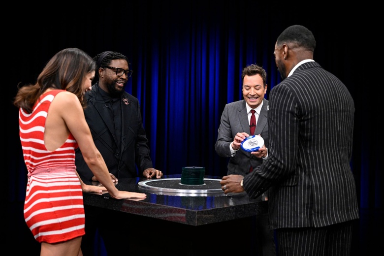 Monica Barbaro Radiates Star Power at the Tonight Show with Jimmy Fallon!