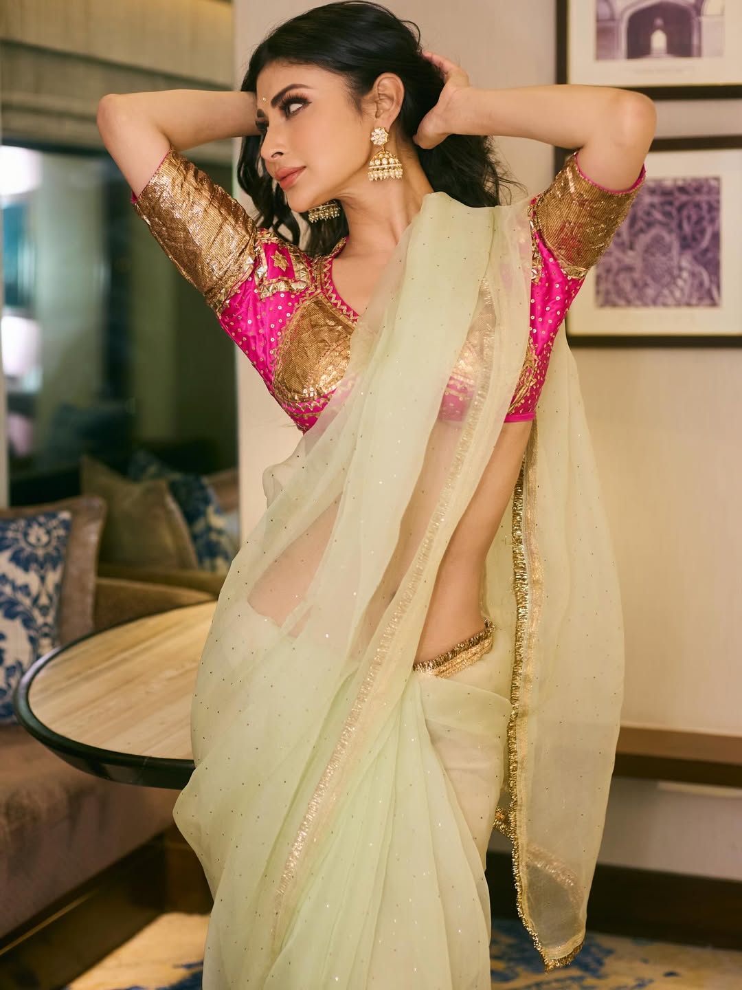 Mouni Roy's Stunning Pastel & Pink Ensemble