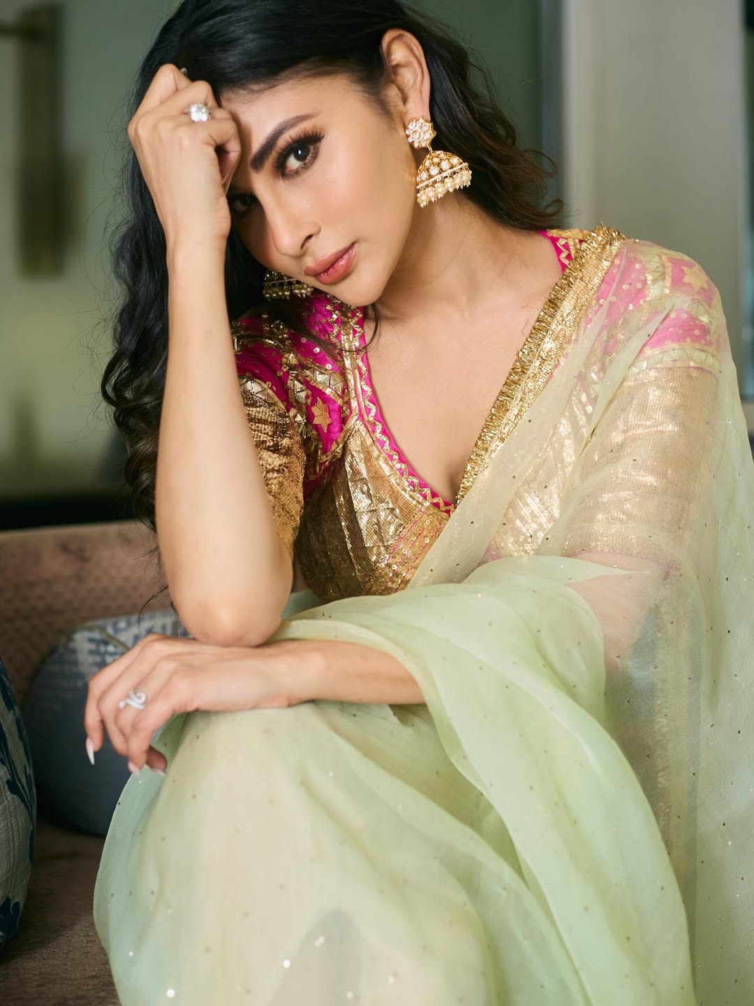 Mouni Roy's Stunning Pastel & Pink Ensemble
