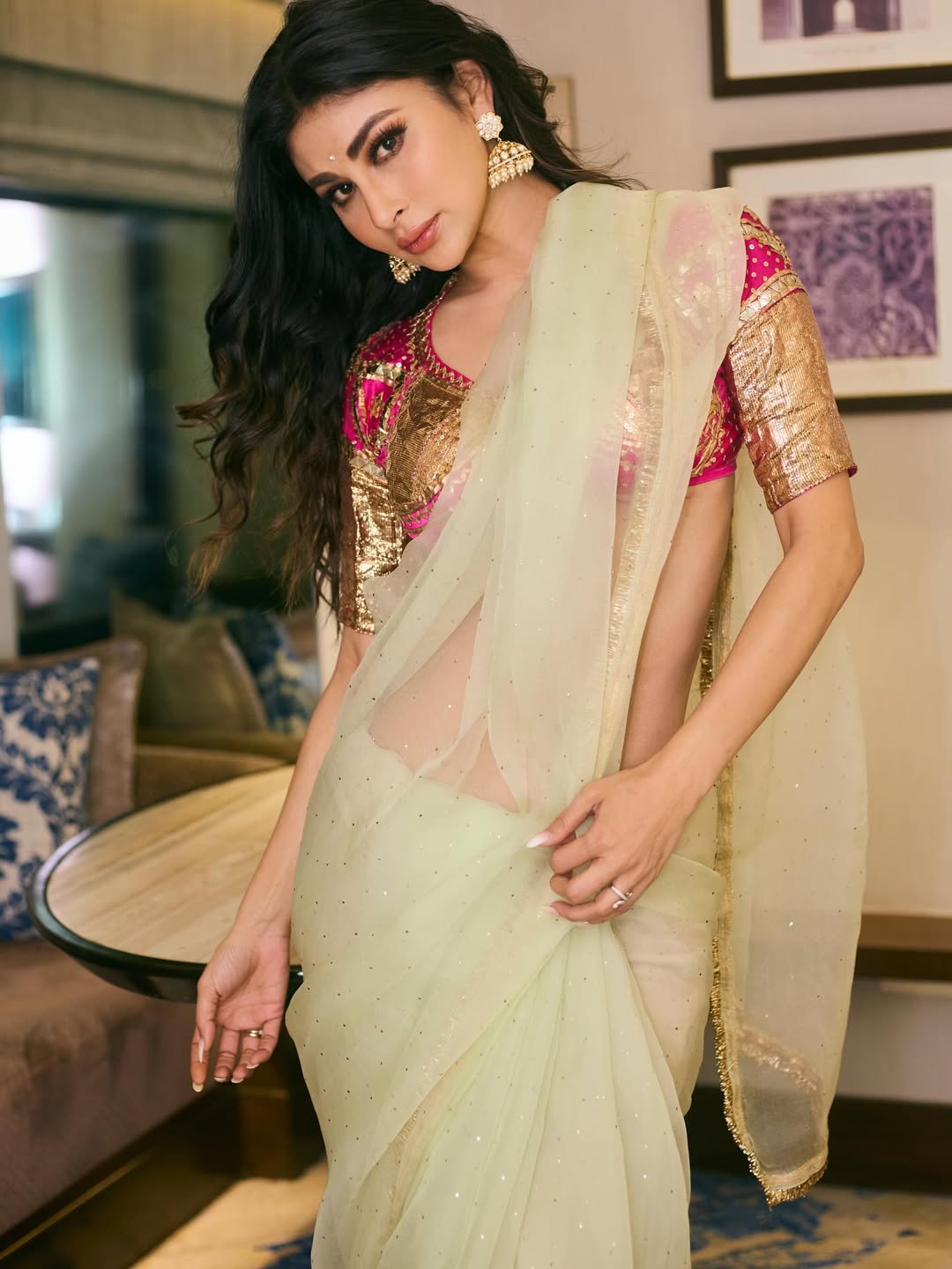 Mouni Roy's Stunning Pastel & Pink Ensemble