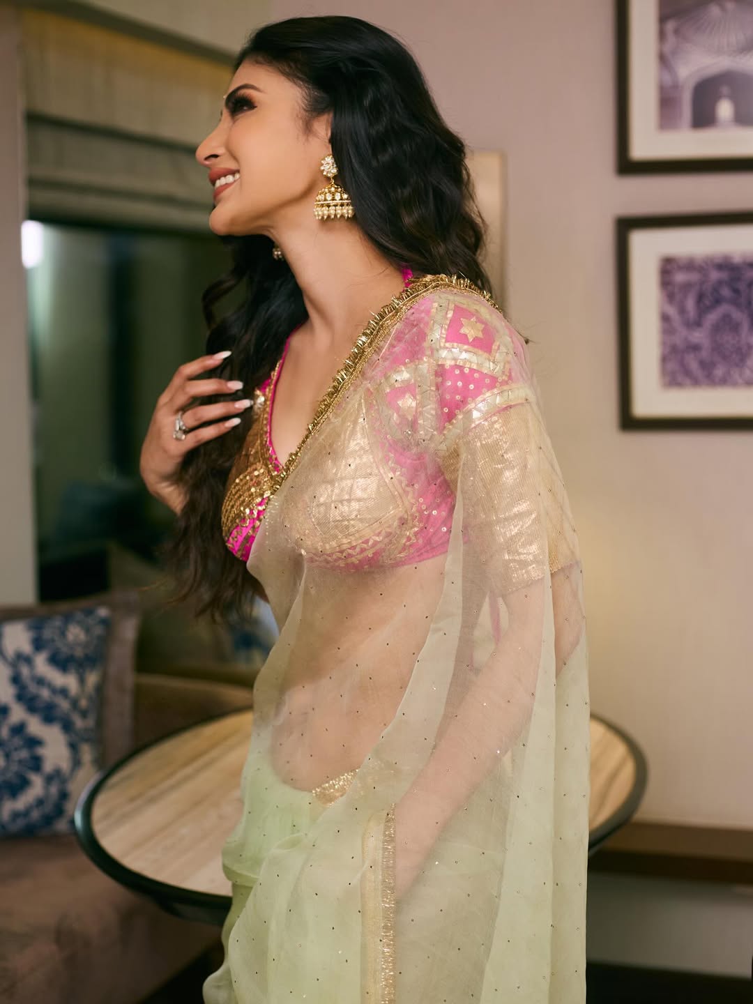 Mouni Roy's Stunning Pastel & Pink Ensemble