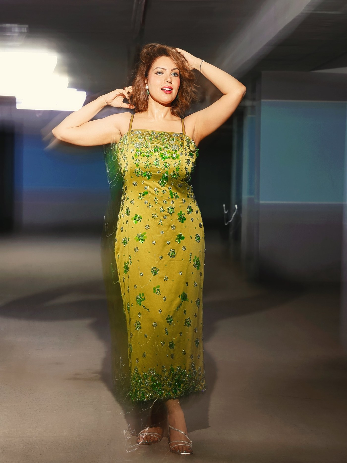 Munmun Dutta Radiates Confident Glamour in Bold Yellow Gown