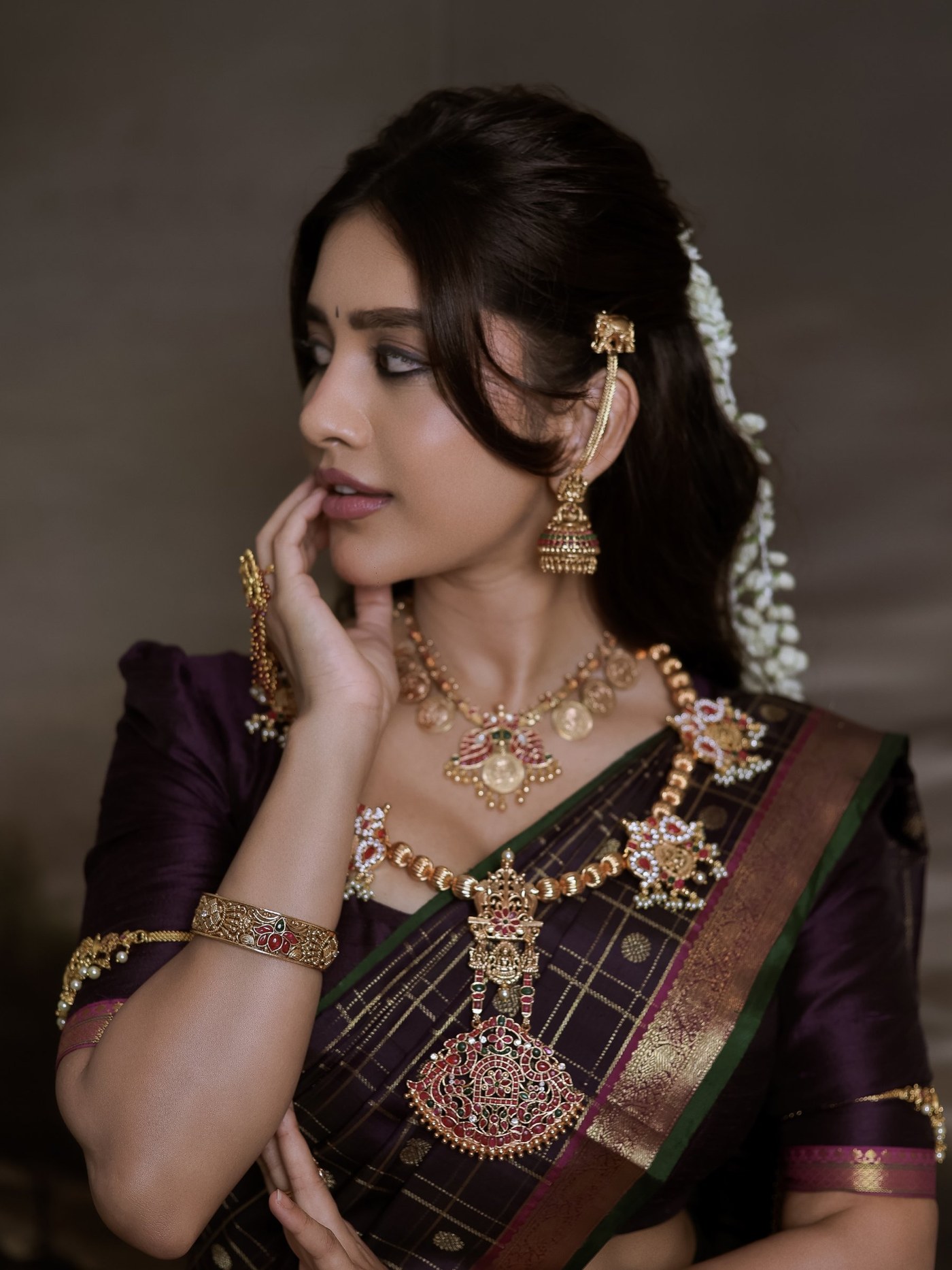 Nabha Natesh Weaves Old-World Charm into Contemporary Festive Styling