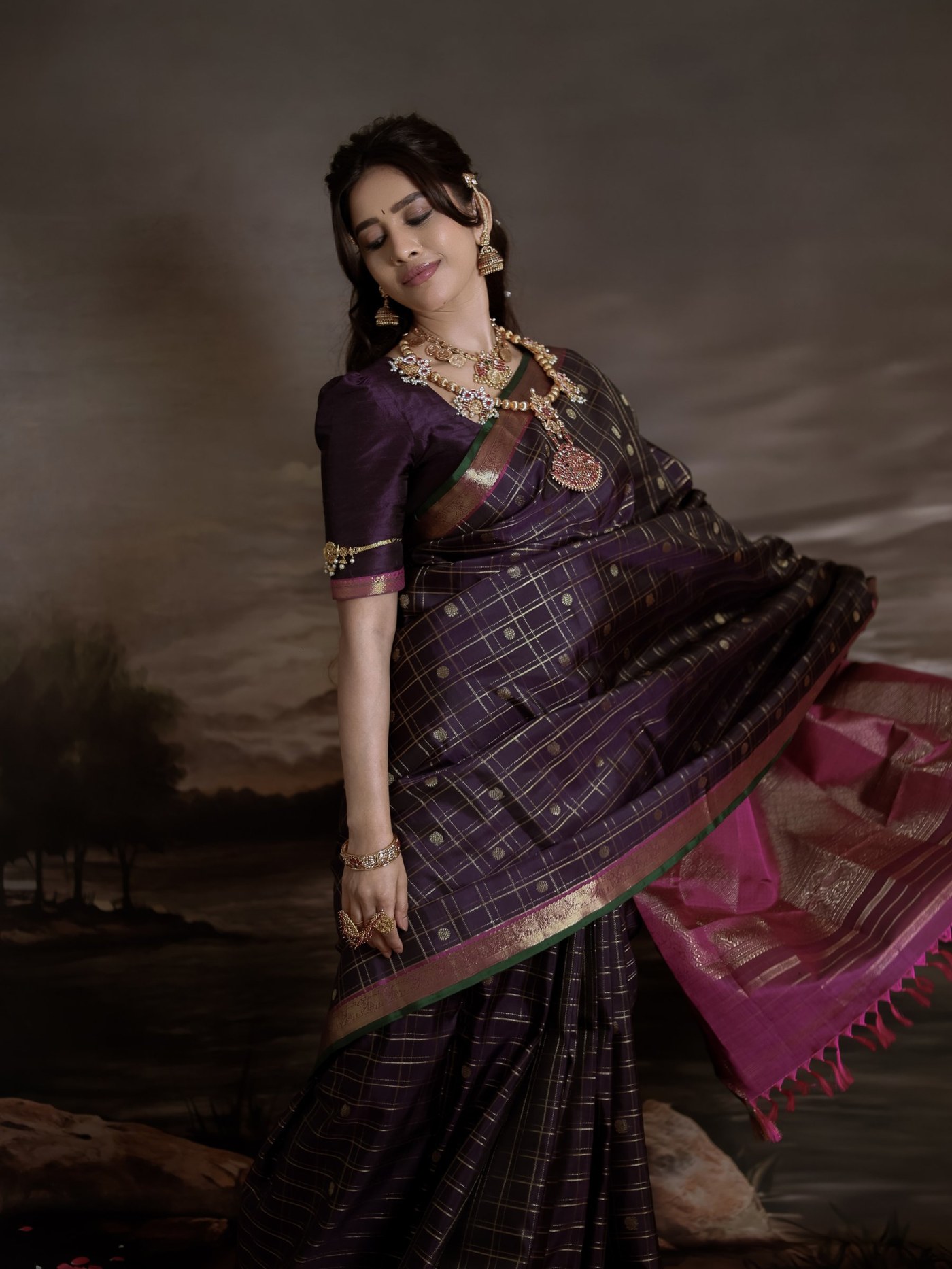 Nabha Natesh Weaves Old-World Charm into Contemporary Festive Styling