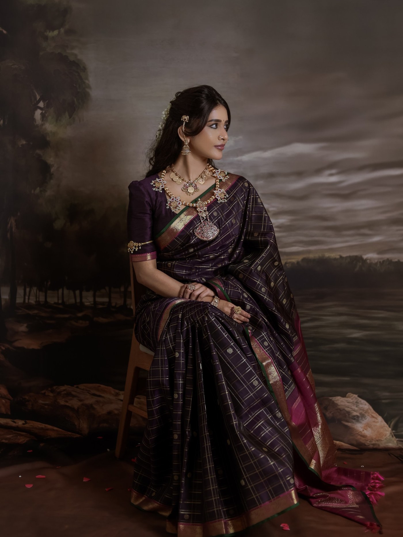 Nabha Natesh Weaves Old-World Charm into Contemporary Festive Styling