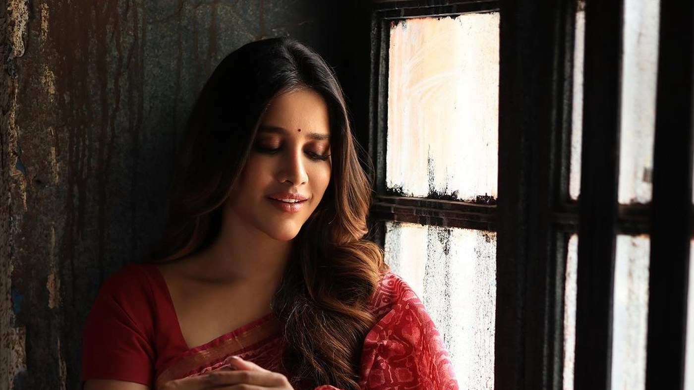 Nabha Natesh Latest Saree Photos Traditional Glamour