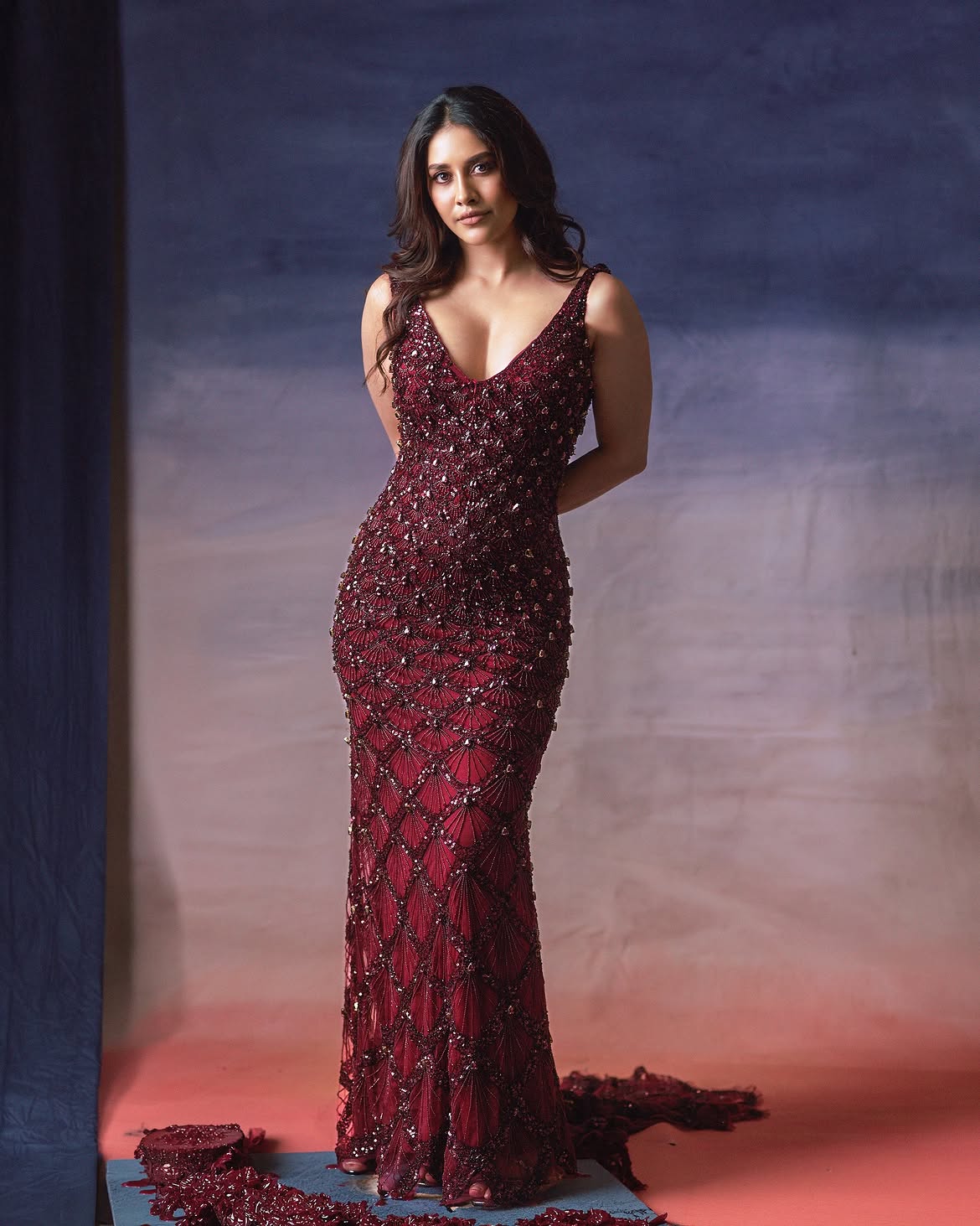 Nabha Natesh Shines in Sparkling Sequin Mini Dress!