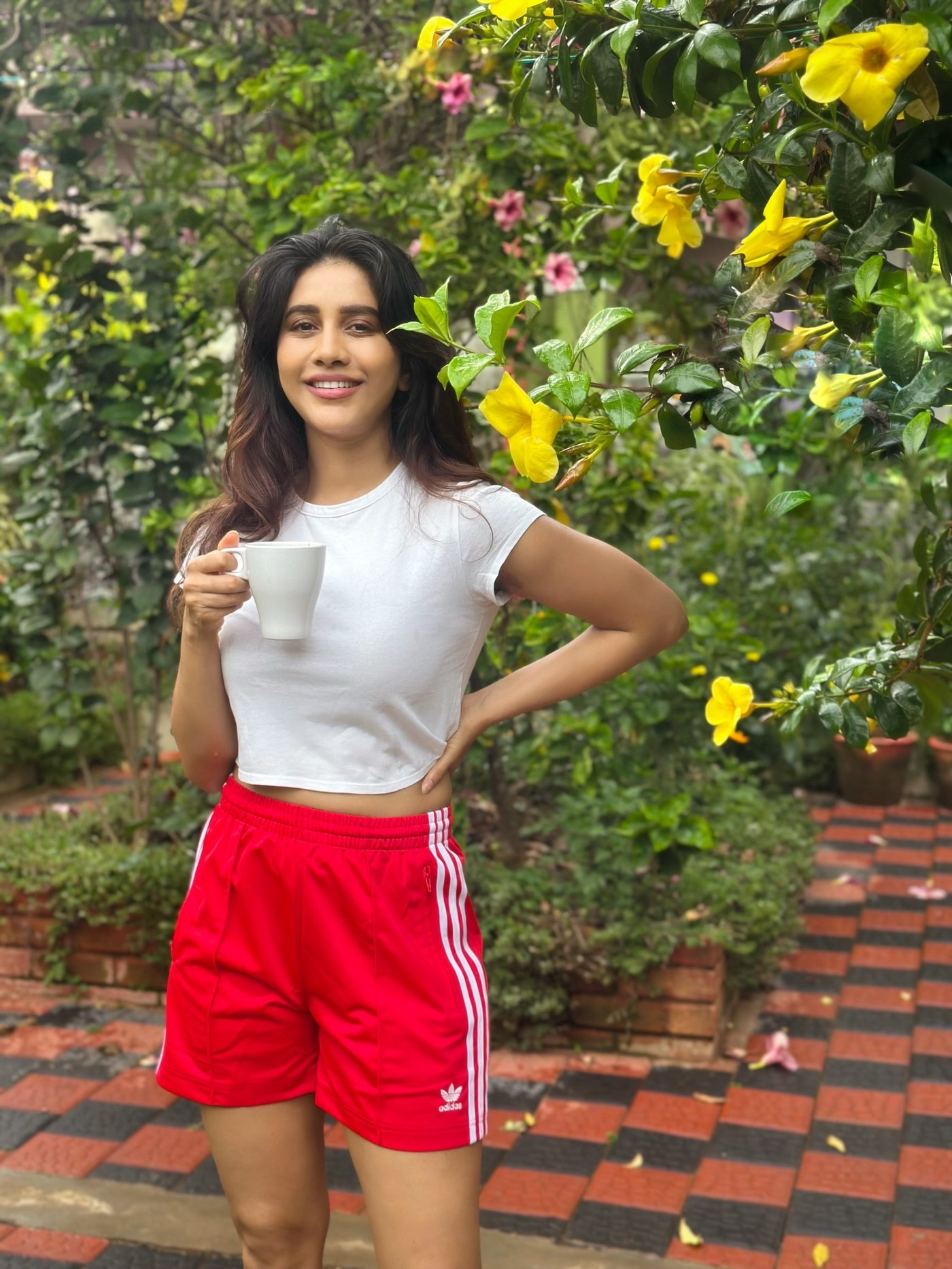 Nabha Natesh's Industrial Chic in Stunning White Gown!