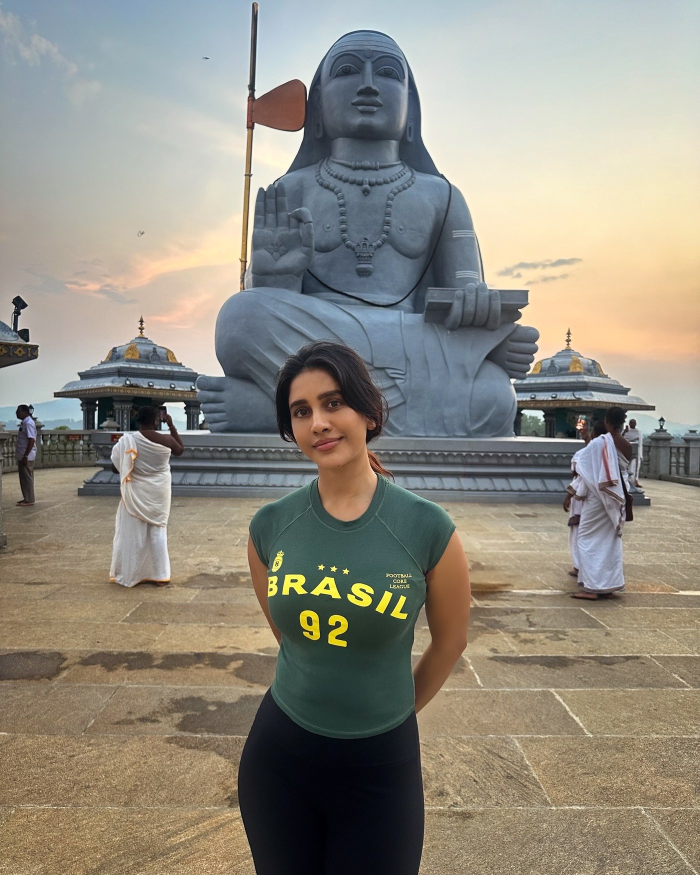 Nabha Natesh's Industrial Chic in Stunning White Gown!