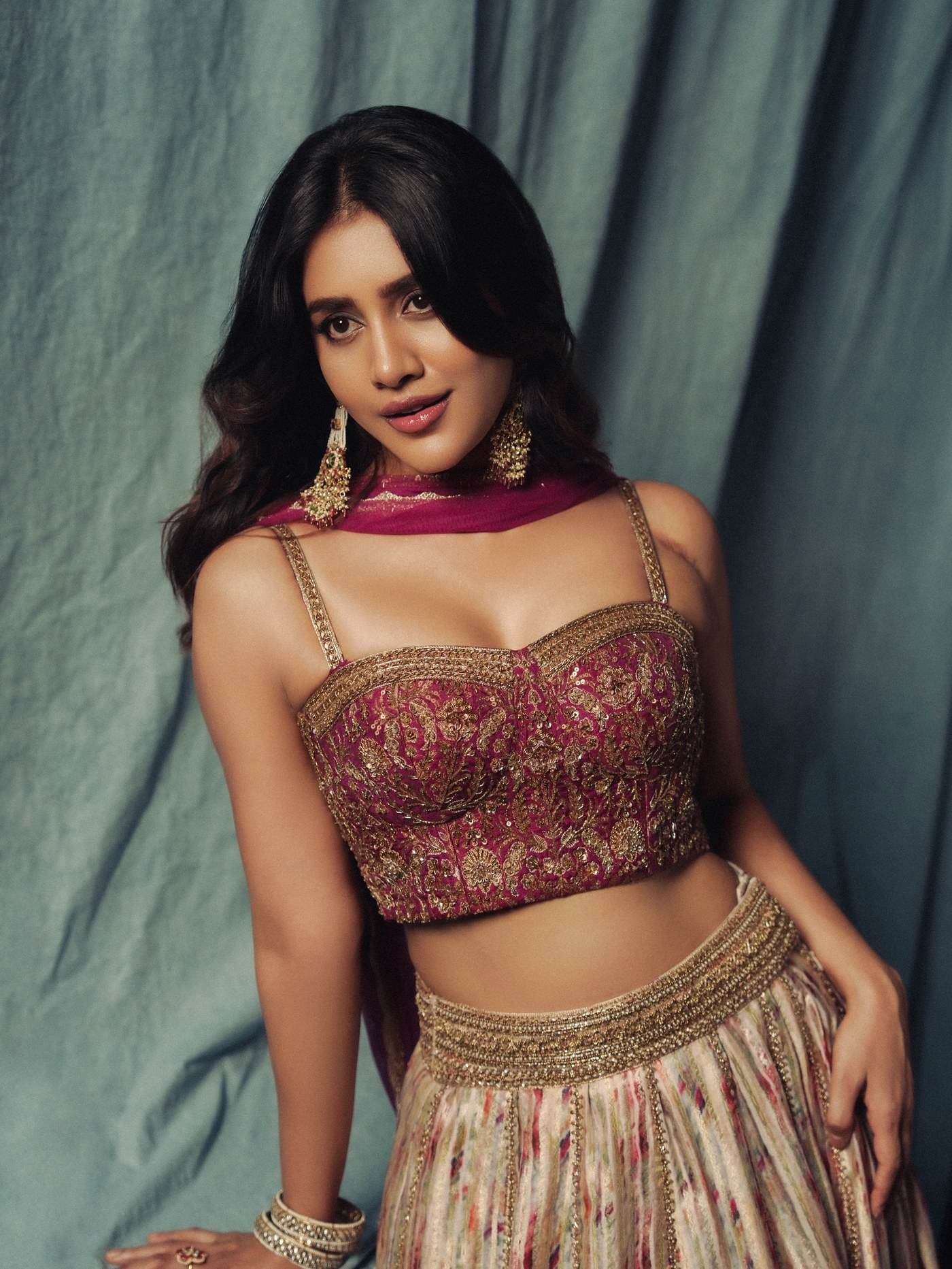 Nabha Natesh's Industrial Chic in Stunning White Gown!