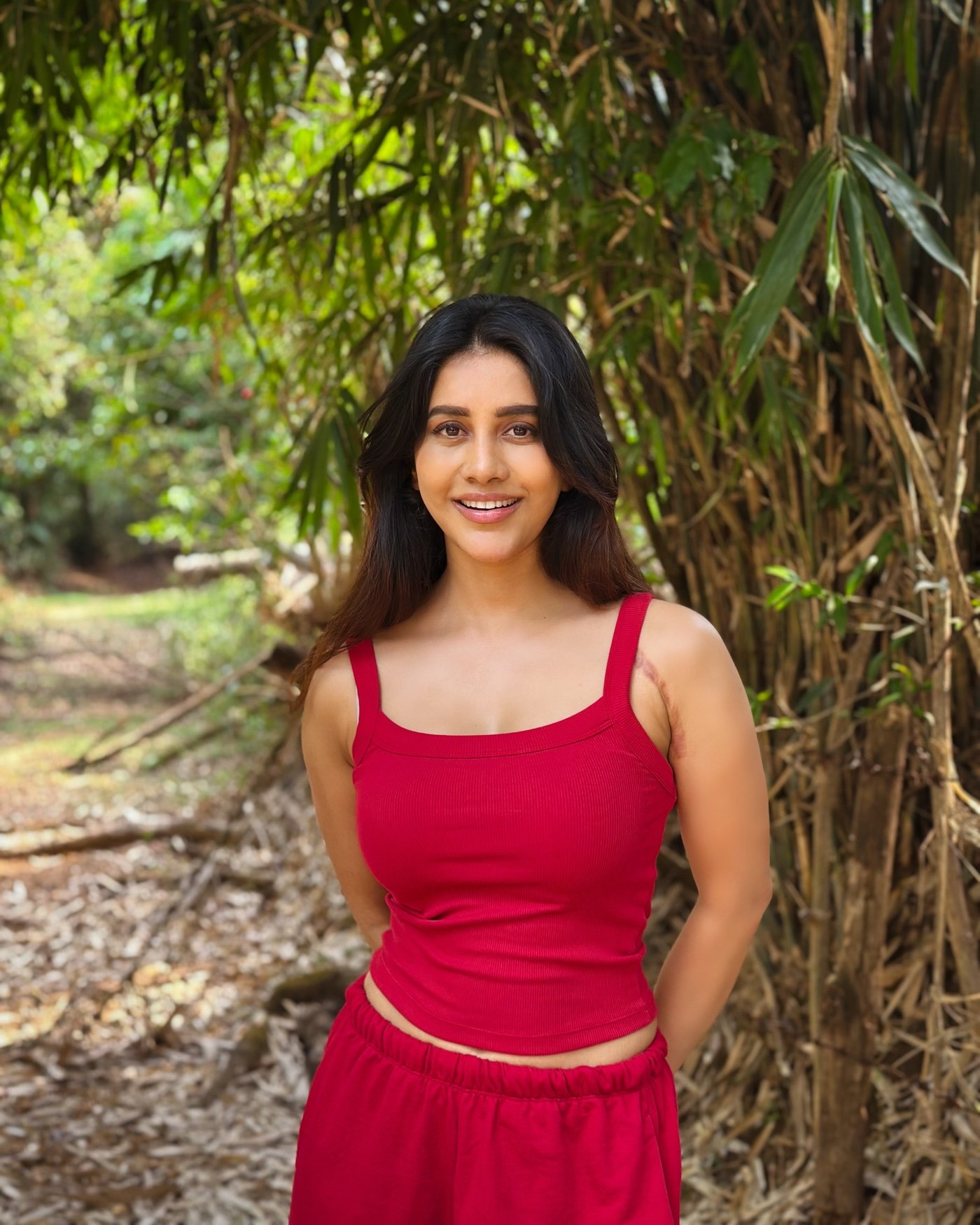 Nabha Natesh's Industrial Chic in Stunning White Gown!
