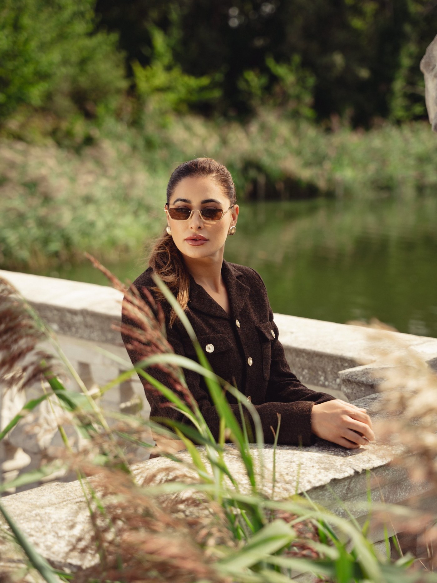 Nargis Fakhri's Tailored Co-ord: A Study in Structure