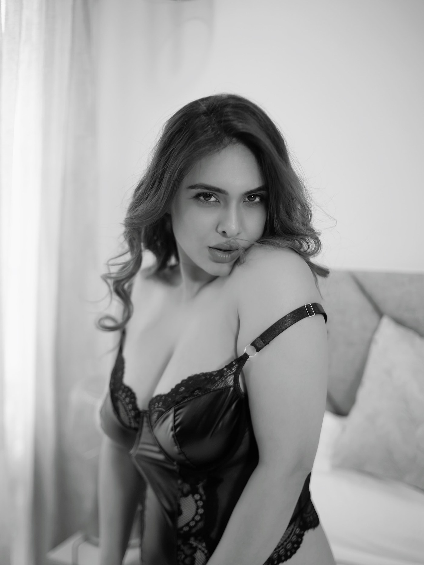 Neha Malik's Chic Monochrome Moment Captivates Fashion World